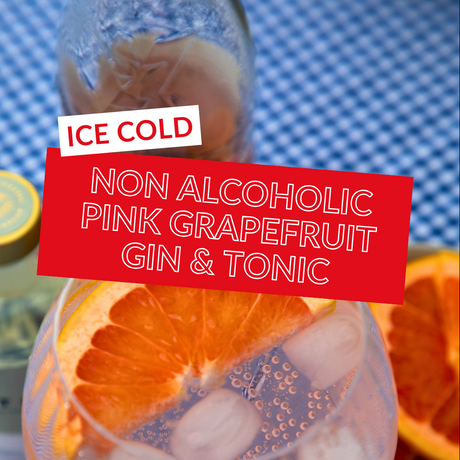 Non-Alcoholic Pink Grapefruit Gin & Tonic