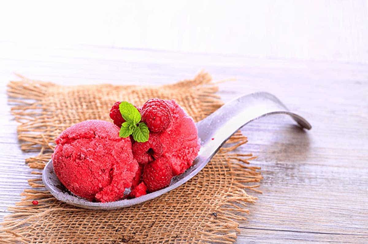 Raspberry Sorbet &ndash; CooksProfessional