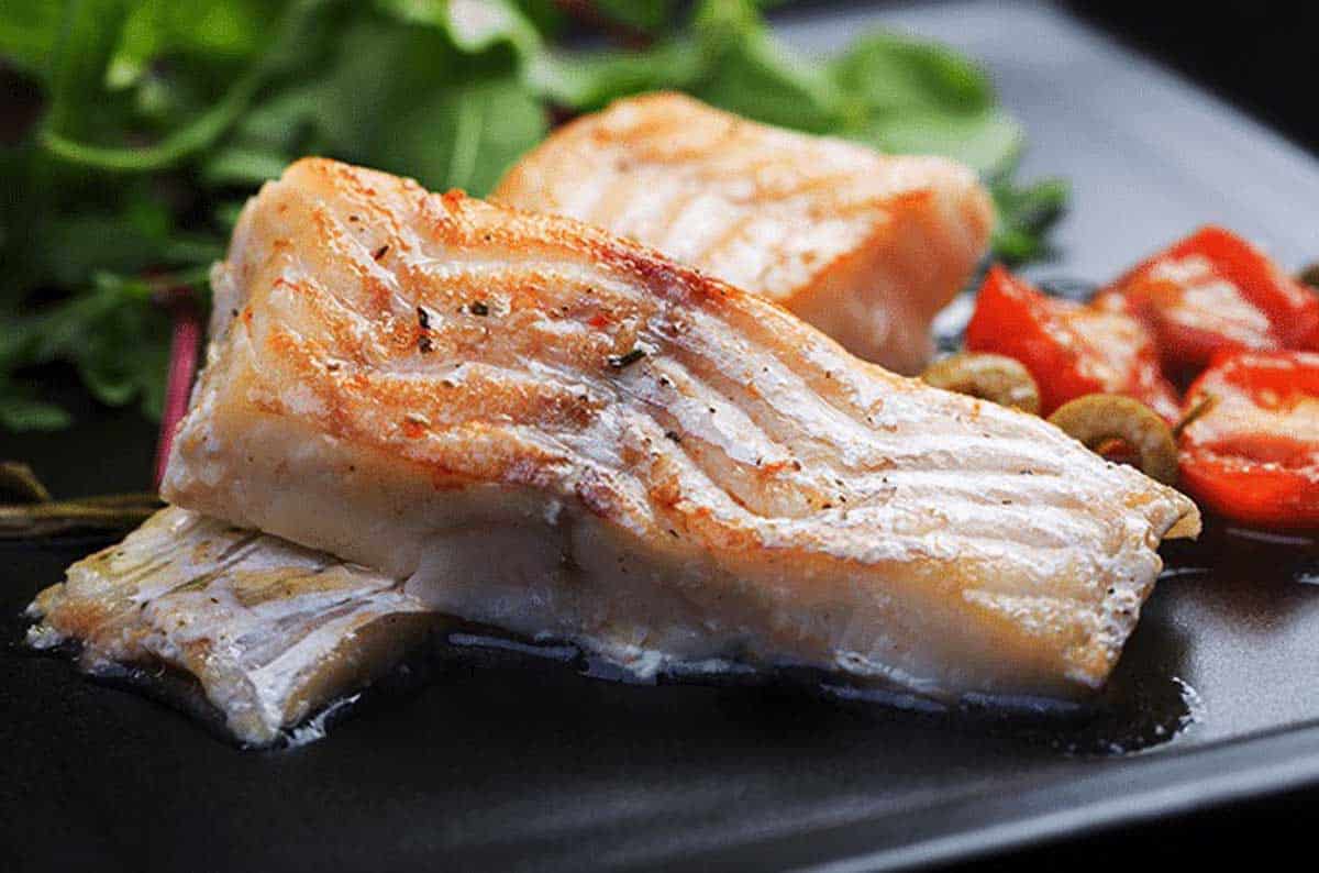 Sizzled Sea Bass & Tenderstem Broccoli