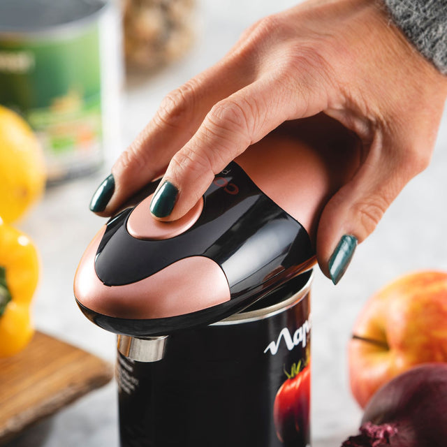 Cooks Professional Automatic Can Opener | Black / Copper