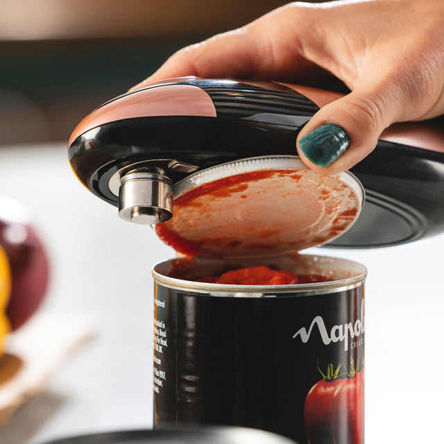 Cooks Professional Automatic Can Opener | Black / Copper