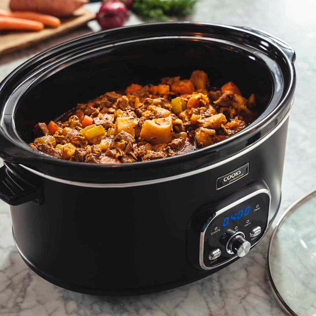 Cooks Professional 6.5L Digital Slow Cooker | Black