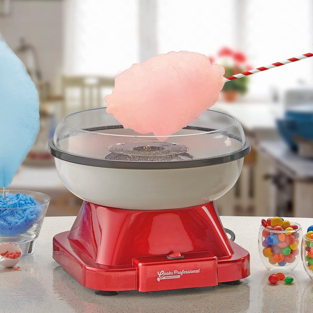 Cooks Professional Retro Edition Candy Floss Maker | Red