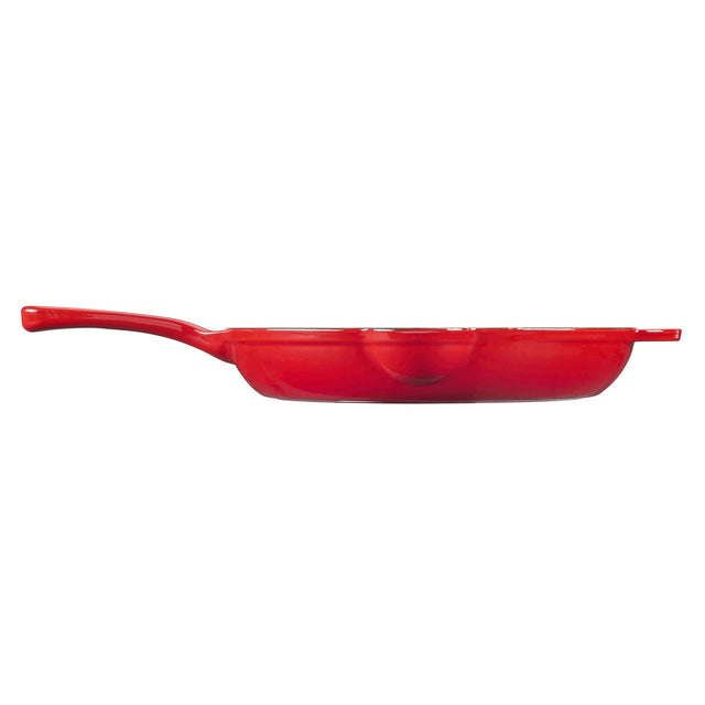 Cooks Professional Cast Iron Frying Pan | Red