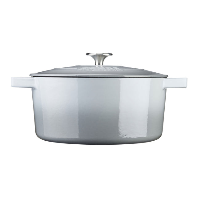Cooks Professional 26cm Cast Iron Casserole | Grey