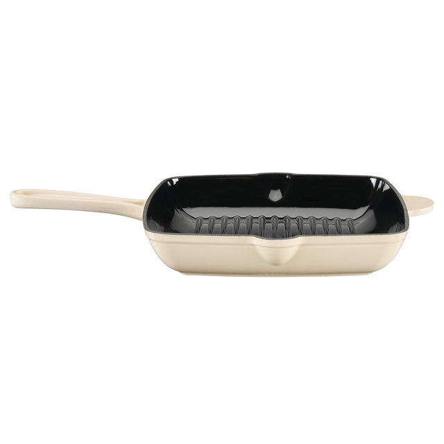 Cooks Professional Cast Iron Skillet Pan | Ivory