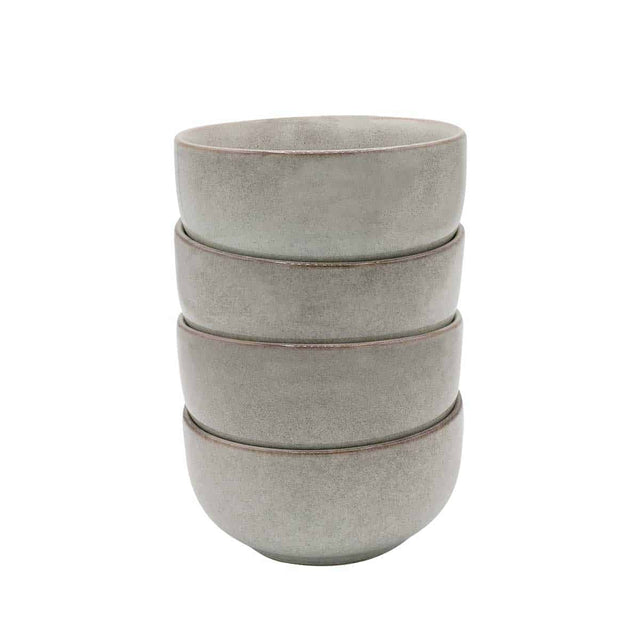 Cooks Professional Set of 4 Nordic Stoneware Dipping Bowls | Grey