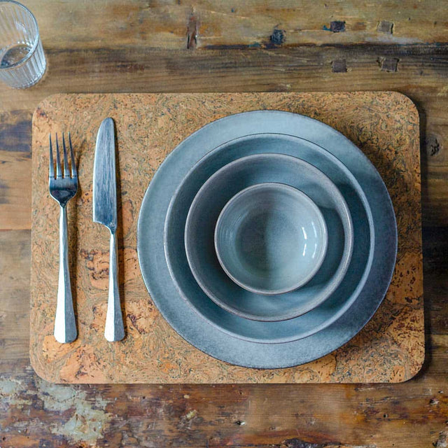 Cooks Professional Set of 4 Nordic Stoneware Dipping Bowls | Grey