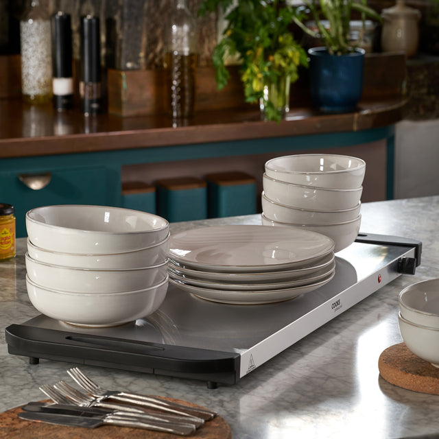 Cooks Professional 5 Section Buffet Warmer | 9.6L | Silver