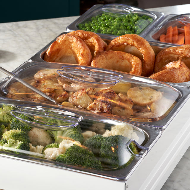 Cooks Professional 5 Section Buffet Warmer | 9.6L | Nordic White