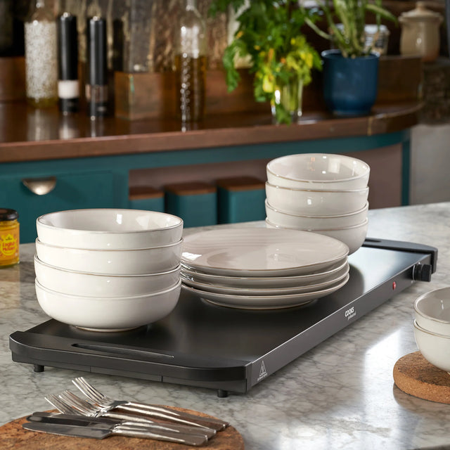 Cooks Professional 4 Section Buffet Warmer | 7.2L | Black