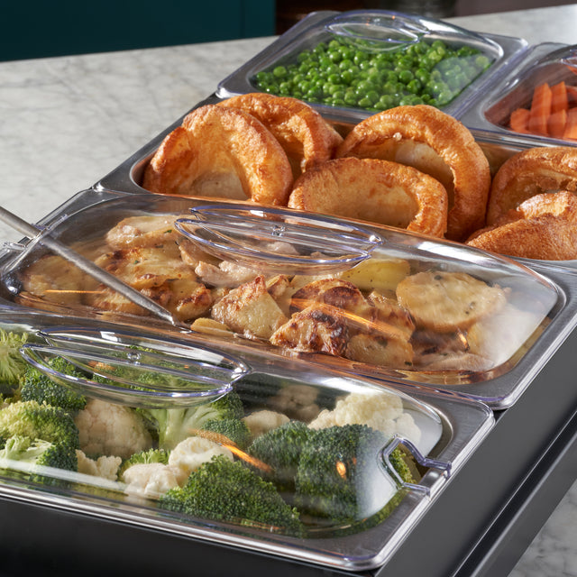 Cooks Professional 5 Section Buffet Warmer | 9.6L | Black