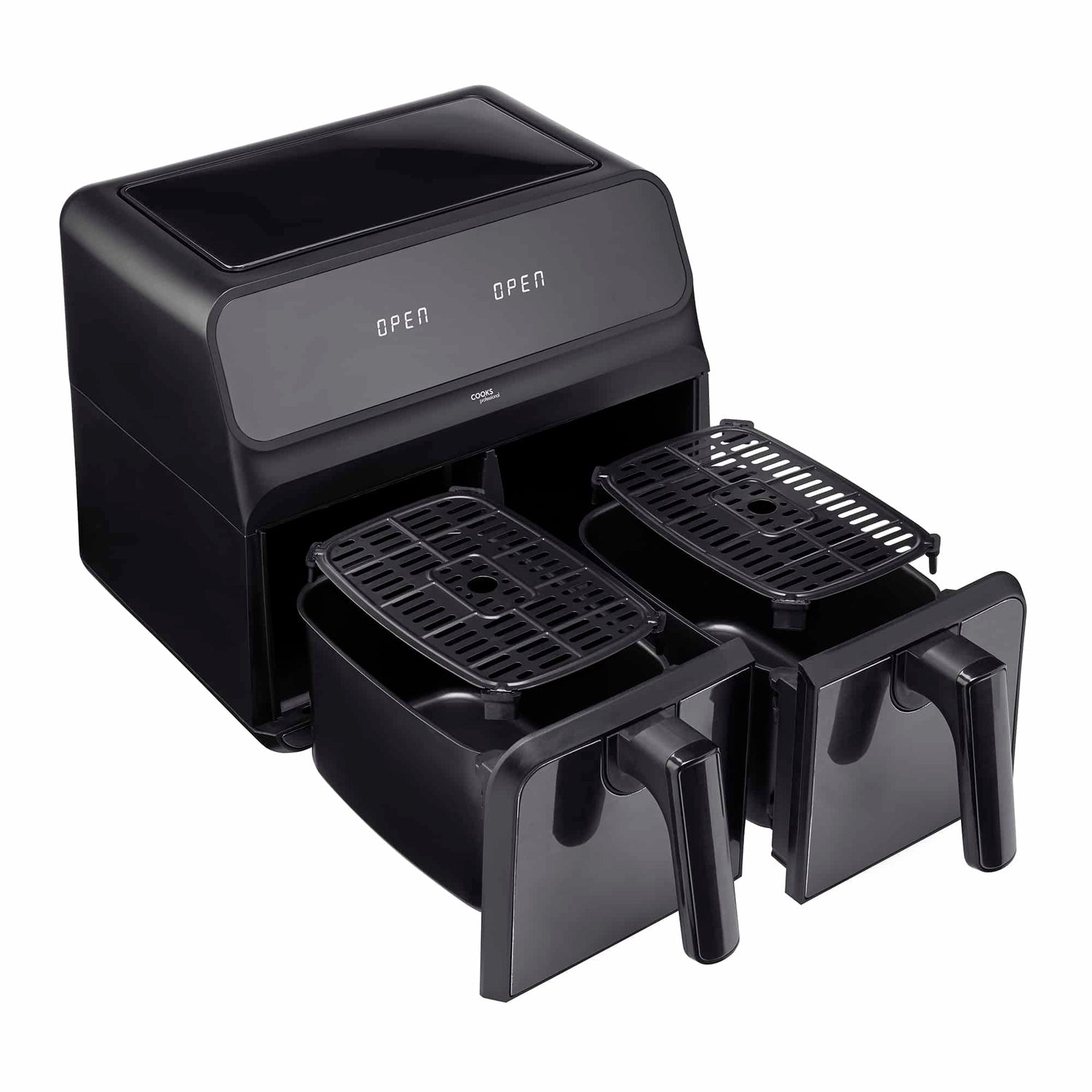 Cooks Professional 8L Digital Dual Air Fryer | Black