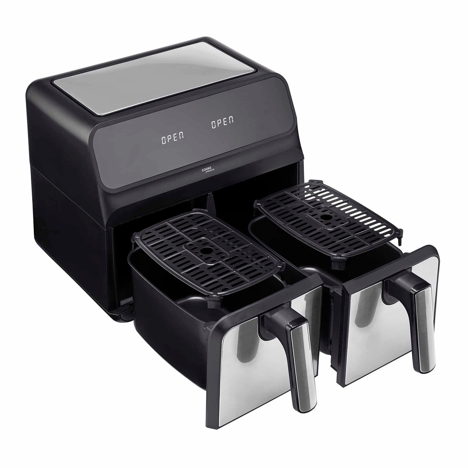 Cooks Professional 8L Digital Dual Air Fryer | Silver