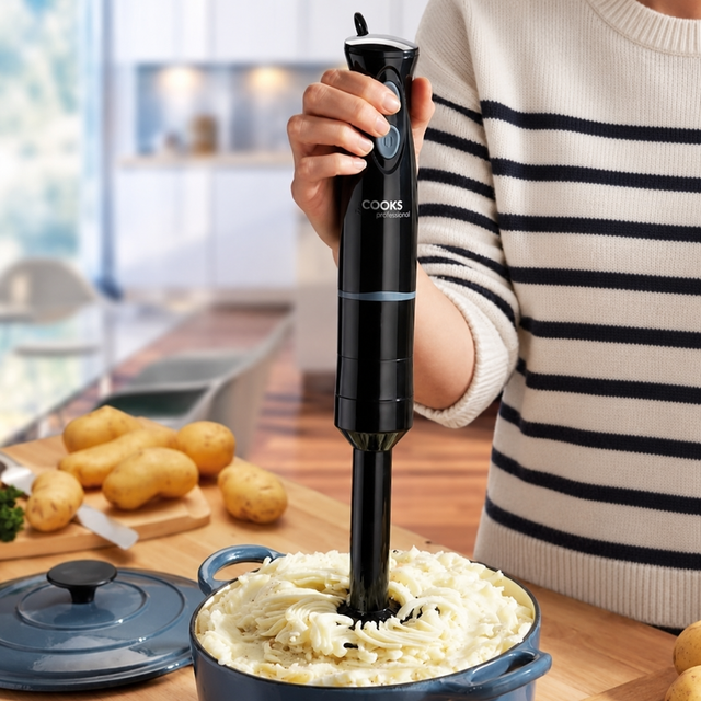 Cooks Professional Electric Potato Masher and Hand Blender