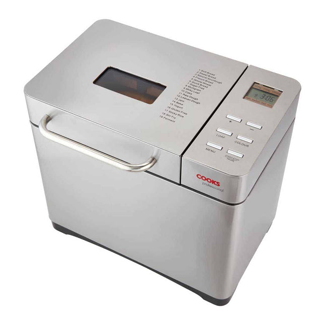 Cooks Professional Bread Maker with Fruit and Seed Dispenser