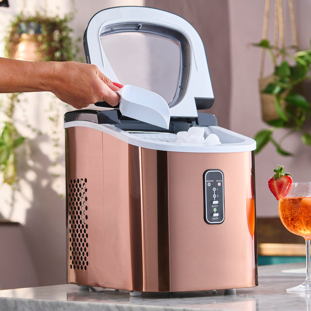 Cooks Professional 2.2L Ice Maker | 14kg / 24h | Copper