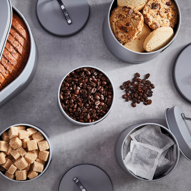 Cooks Professional 5 Piece Kitchen Storage Set | Grey / Silver