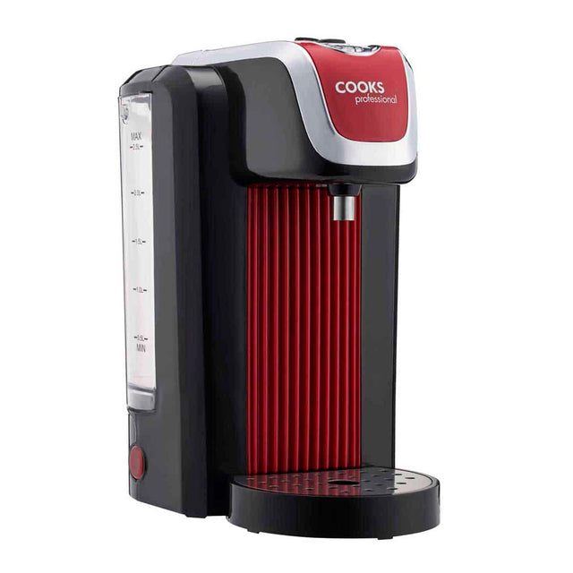 Cooks Professional 2.5L Hot Water Dispenser |  Black / Red