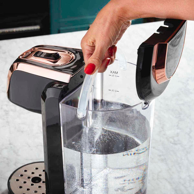 Cooks Professional 2.5L Hot Water Dispenser | Black / Rose Gold
