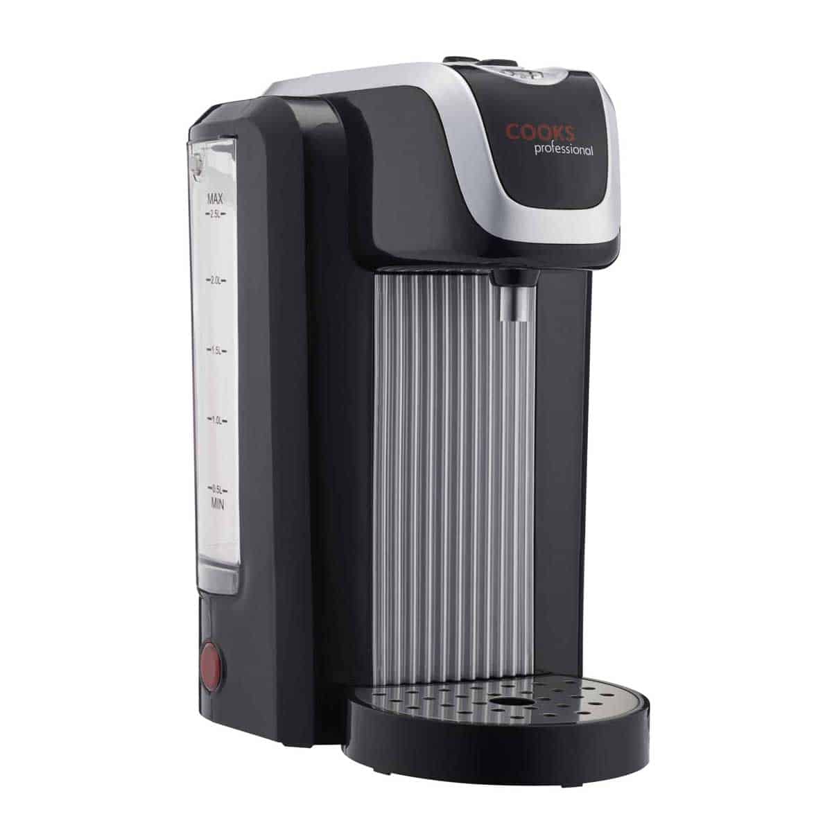 Cooks Professional 2.5L Hot Water Dispenser | Black / Silver