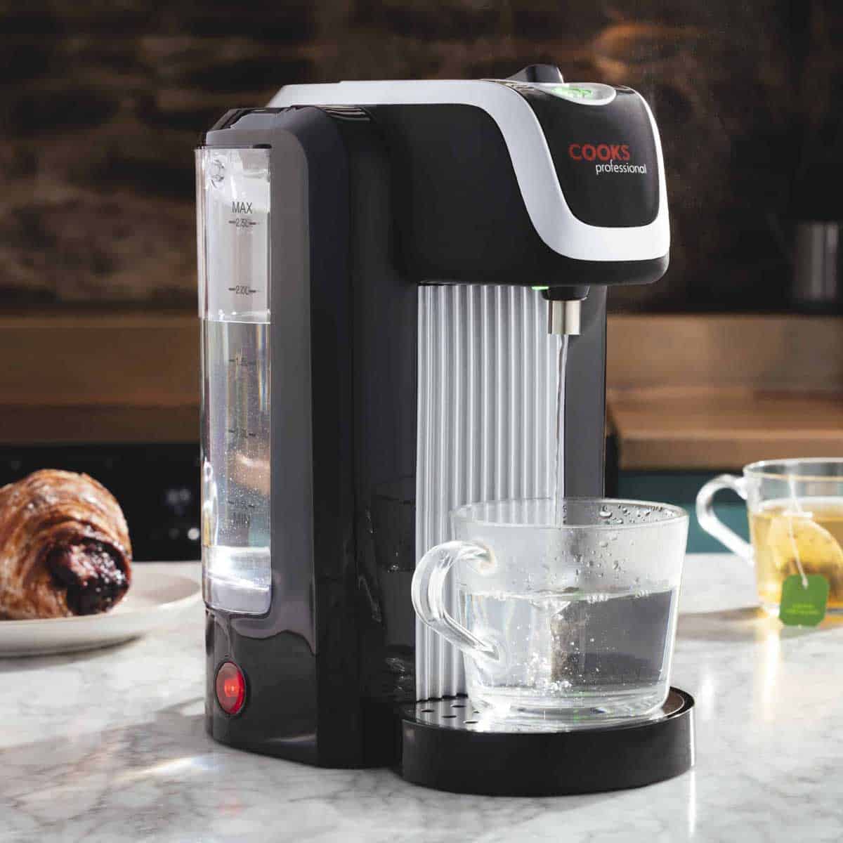 Cooks Professional 2.5L Hot Water Dispenser | Black / Silver