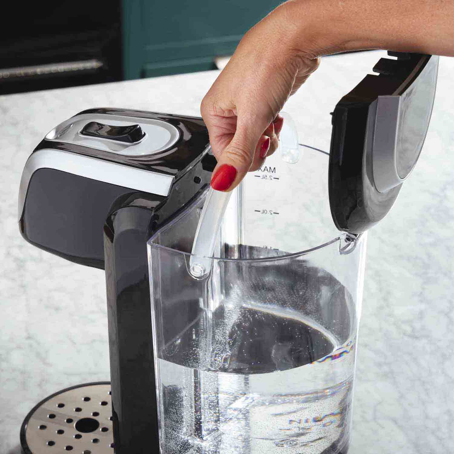 Cooks Professional 2.5L Hot Water Dispenser | Black / Silver