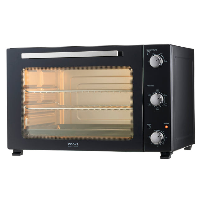 Cooks Professional 60L Mini Oven | Black / Silver
