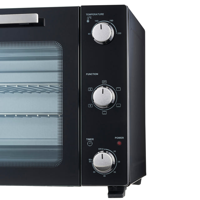 Cooks Professional 60L Mini Oven | Black / Silver