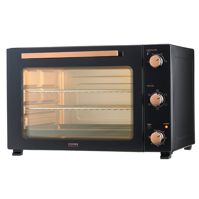 Cooks Professional 60L Mini Oven | Black / Copper