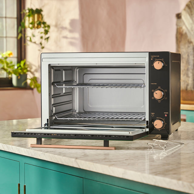 Cooks Professional 60L Mini Oven | Black / Copper