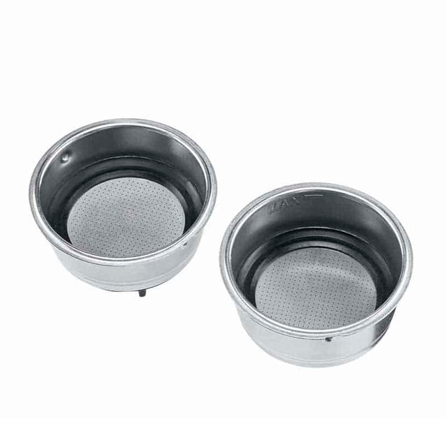Cooks Professional Filter Basket Twin Pack 1 and 2 Cup Filter for Retro Espresso Machines