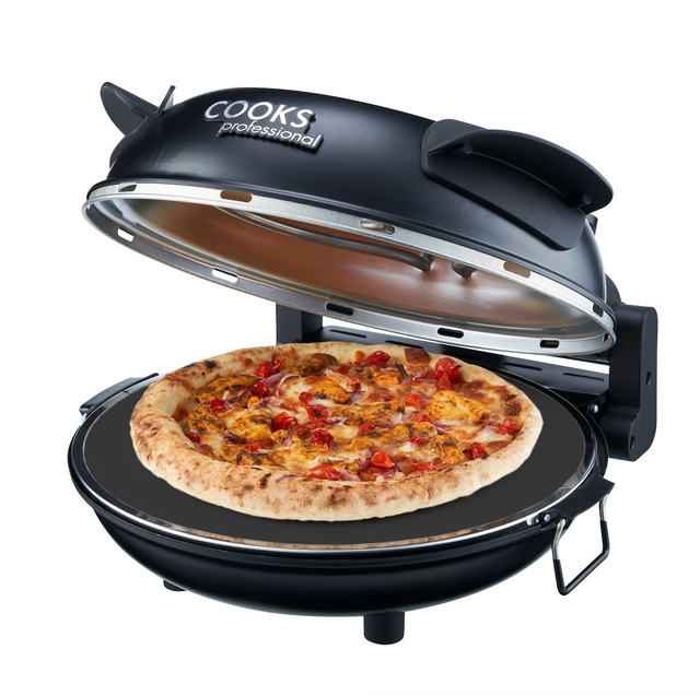 Cooks Professional Electric Pizza Oven | Black