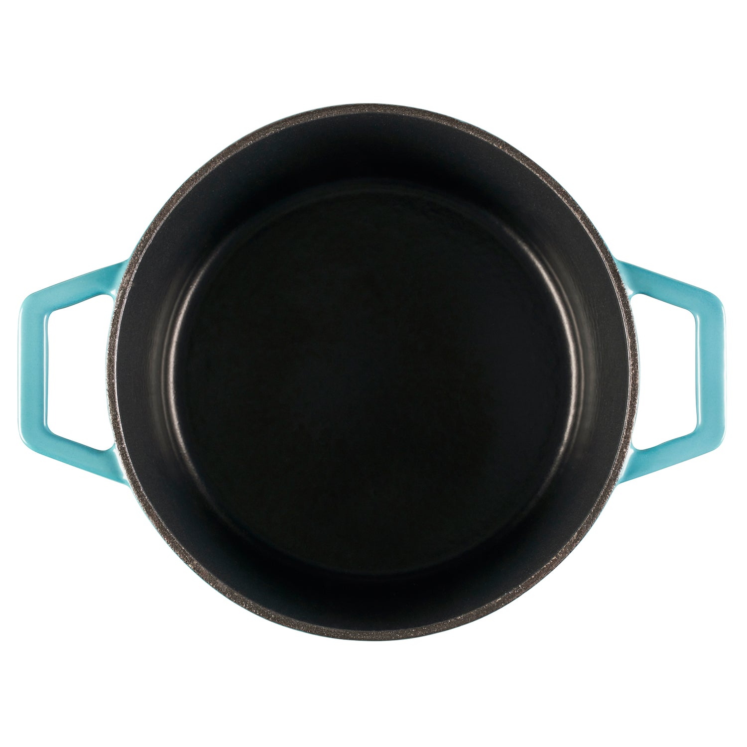 Cooks Professional Set of 3 Cast Iron Casserole | 20cm, 26cm and 28cm | Graduated Teal