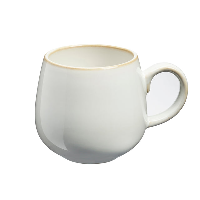 Cooks Professional Set of 4 Nordic Stoneware Mugs | 490ml | White