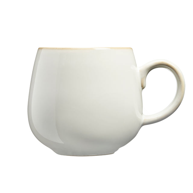 Cooks Professional Set of 4 Nordic Stoneware Mugs | 490ml | White