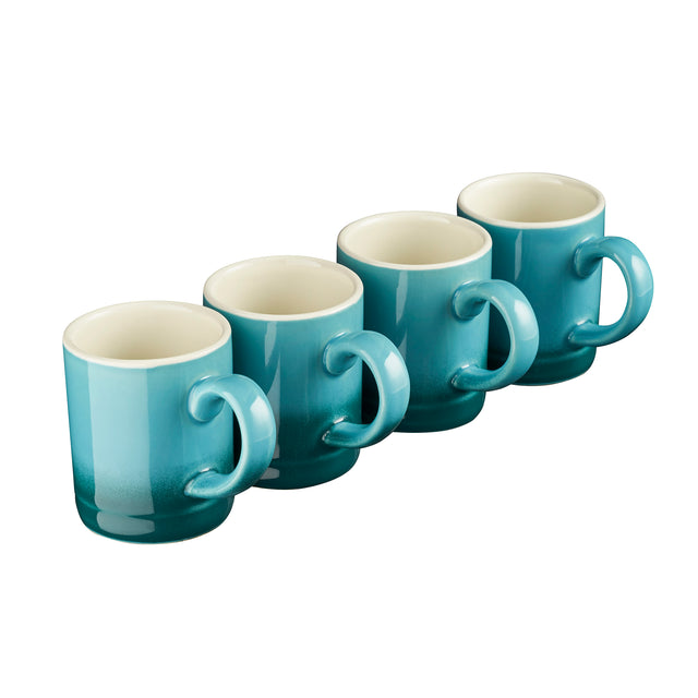 Cooks Professional 4 Piece Espresso Cup Set | Teal