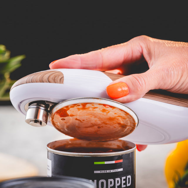 Cooks Professional Automatic Can Opener | Nordic White