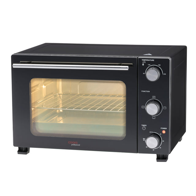 Cooks Professional 28L Mini Oven | Black / Silver