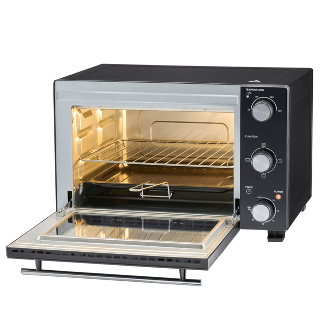 Cooks Professional 28L Mini Oven | Black / Silver