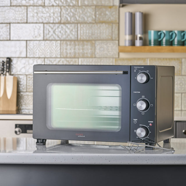Cooks Professional 28L Mini Oven | Black / Silver