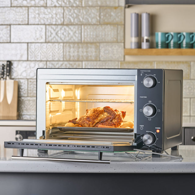 Cooks Professional 28L Mini Oven | Black / Silver