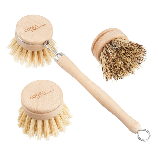 Cooks Professional Eco-Friendly Long Handled Washing Up Brush
