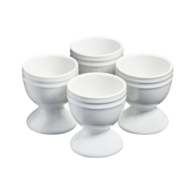 Cooks Professional 4 Piece Egg Cup Set | White