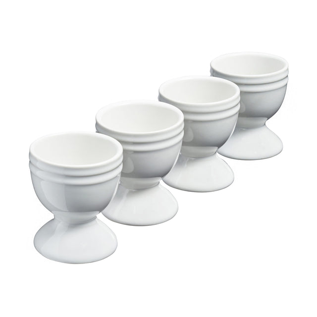 Cooks Professional 4 Piece Egg Cup Set | White