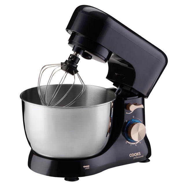 Cooks Professional 4.5L Stand Mixer | Black and Rose Gold