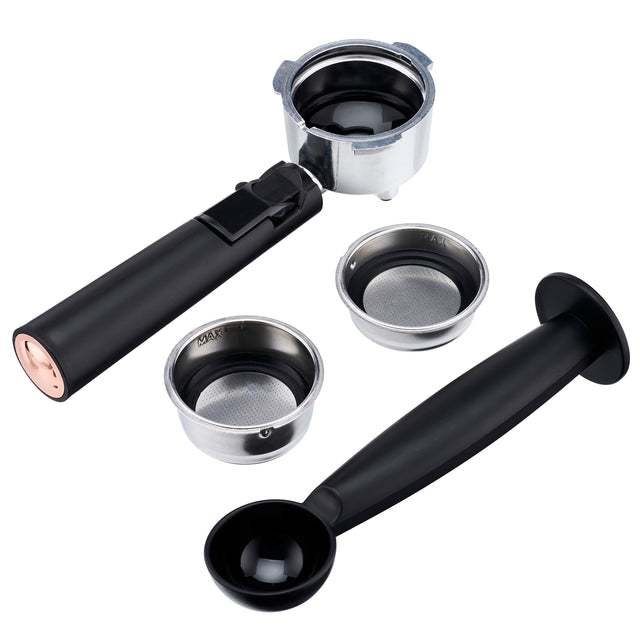 Cooks Professional Retro Espresso Machine | White / Copper