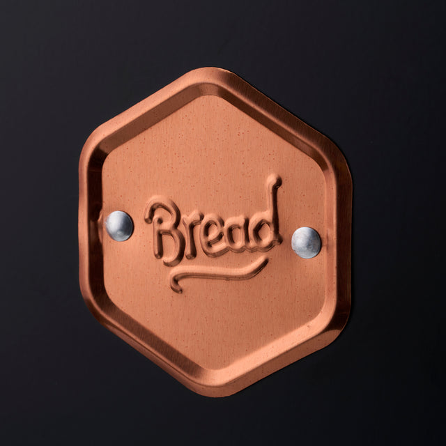 Cooks Professional Bread Bin | Black / Copper