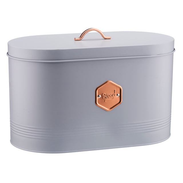 Cooks Professional Bread Bin | Grey / Copper