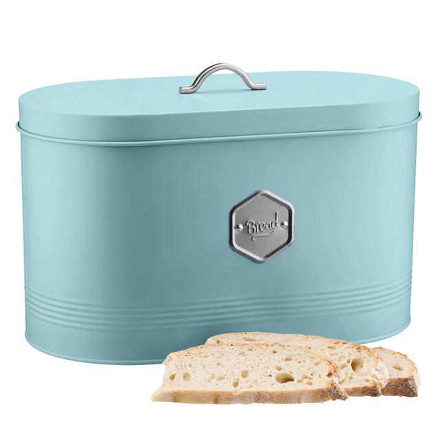 Cooks Professional Bread Bin | Blue / Silver